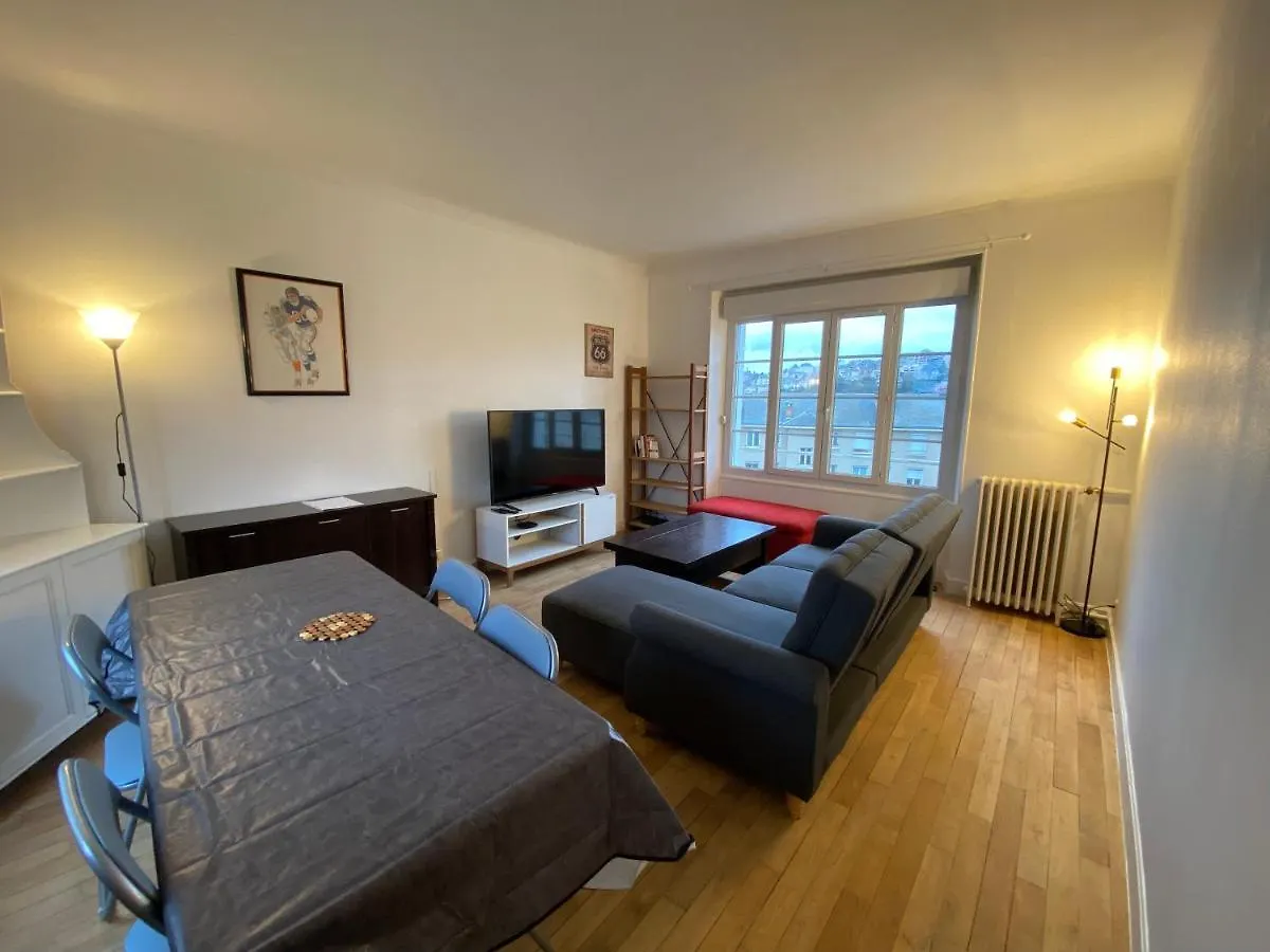 Appartement T4 Cite Cardaillac, Parking Prive, Wifi Rodez 0*,