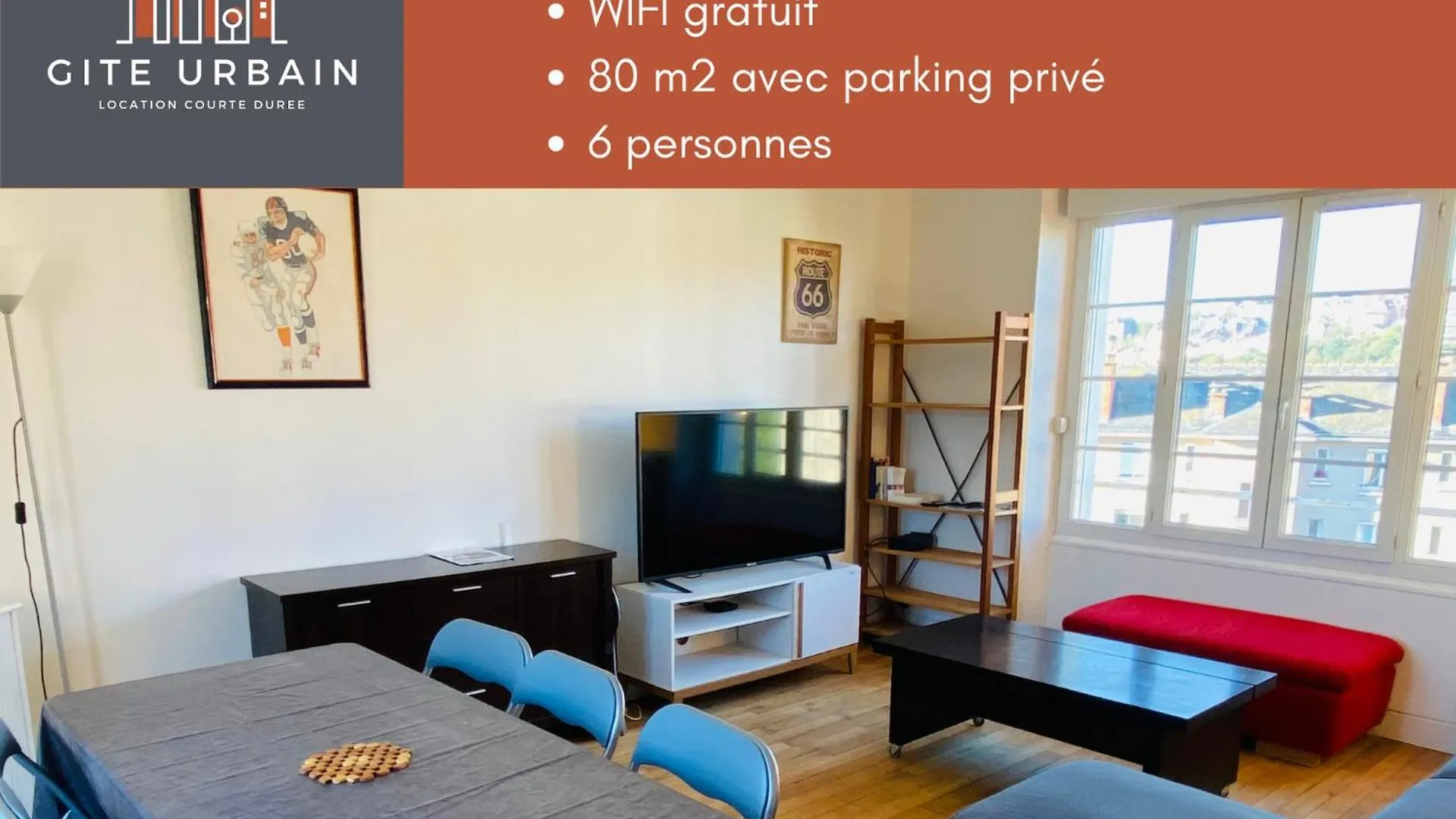 Appartement T4 Cite Cardaillac, Parking Prive, Wifi Rodez